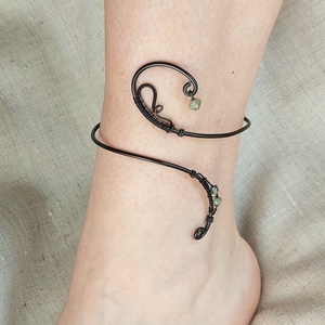 Boka gyűrű, láb ékszer több színben alumínium drótból - Meska.hu