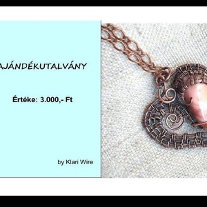 Ajándékutalvány 3.000,-Ft értékben - Meska.hu
