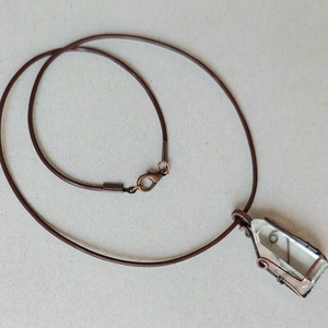 Hegyikristály ásvány csúcs nyaklánc - ékszer - nyaklánc - medálos nyaklánc - Meska.hu