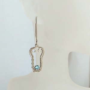 Gyűrű és fülbevaló alpakka drótból swarovski kristállyal - ékszer - ékszerszett - Meska.hu
