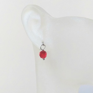 2 pár acél fülbevaló swarovski kristályokkal - ékszer - fülbevaló - lógó fülbevaló - Meska.hu