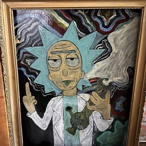 Rick és Morty festmény - Meska.hu