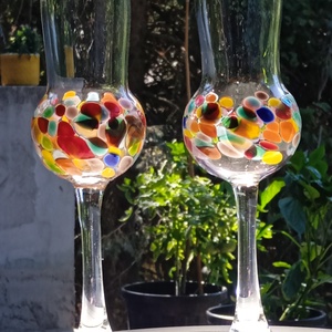 2 darabos Tulipán Pálinkás Pohár Készlet - Meska.hu