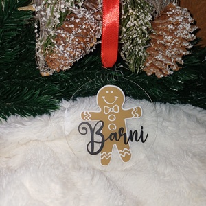 Mézis neves karácsonyfadísz - karácsony - karácsonyi lakásdekoráció - karácsonyfadíszek - Meska.hu