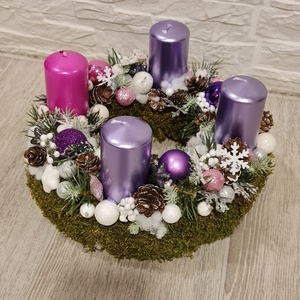 Hagyományos adventi koszorú - Meska.hu