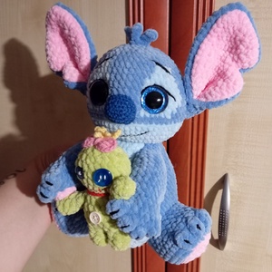 Amigurumi horgolt stitch  - játék & sport - plüssállat & játékfigura - más figura - Meska.hu Amigurumi horgolt stitch  - játék & sport - plüssállat & játékfigura - más figura - Meska.hu