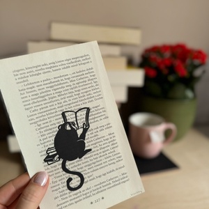 Egyedi Linómetszet - Majmos könyvlap - művészet - grafika & illusztráció - művészi nyomat - Meska.hu