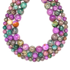 Phosphosiderite Kvantum Kvattro mix golyó 8mm  ékszerkészítő alapanyag (füzér), Kellékek & szerszámok, Ásvány alapanyag, Ásványfüzér, , MESKA