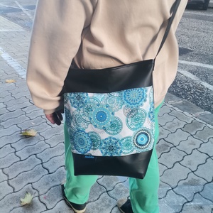 Madala mintás cross body válltáska,oldaltáska , Táska & Tok, Kézitáska & válltáska, Válltáska, Varrás, MESKA