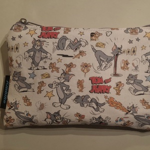 Tom és Jerry neszeszer/tolltartó/mobiltok, Táska & Tok, Neszesszer, Varrás, MESKA