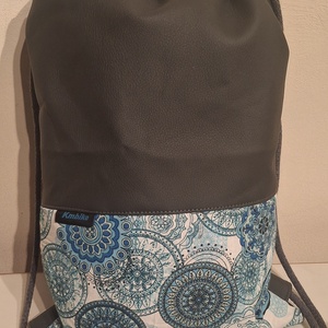 Mandala  tornazsák, Táska & Tok, Hátizsák, Tornazsák, Gymbag, Varrás, MESKA