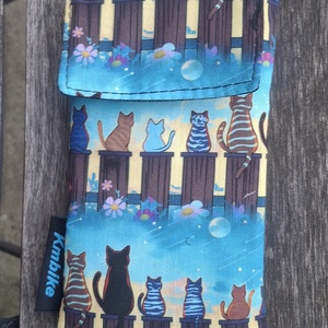 Cicás mobiltok/szemüvegtok - Meska.hu