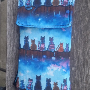 Cicás mobiltok/szemüvegtok - Meska.hu