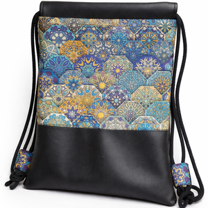 Mandala mintás  tornazsák, Táska & Tok, Hátizsák, Tornazsák, Gymbag, Varrás, MESKA