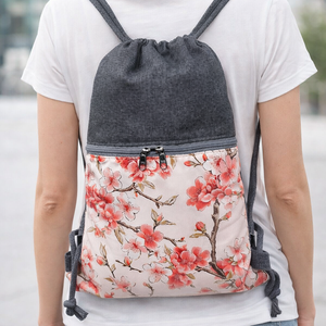 Virágos tornazsák - Meska.hu