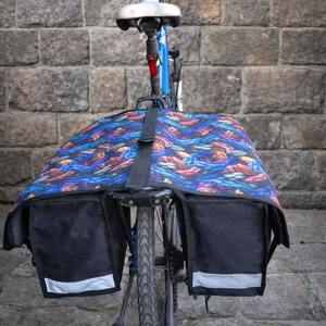 Kötél mintás Biciklis csomagtartó táska - játék & sport - sport és kikapcsolódás - kerékpározás - biciklis táska - Meska.hu