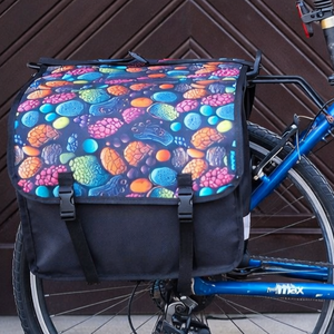 Kavics mintás Biciklis csomagtartó táska - játék & sport - sport és kikapcsolódás - kerékpározás - biciklis táska - Meska.hu