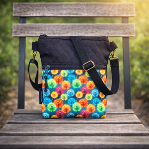 Övtáska/válltáska pitypangos - Meska.hu