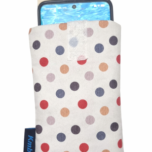 Pöttyös mobiltok/szemüvegtok - táska & tok - pénztárca & más tok - telefontok - Meska.hu