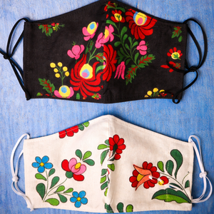  Maszk Párban Matyó és Kalocsai mintás, Ruha & Divat, Maszk, Arcmaszk, Női, Varrás, MESKA