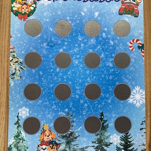 Karácsonyi kaparós bakancslista - Mancsőrjárat, Karácsony, Karácsonyi ajándékozás, Karácsonyi képeslap, üdvözlőlap, ajándékkísérő, , MESKA