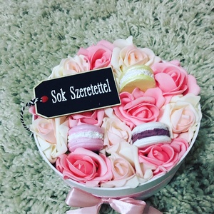 Habrózsabox macaronnal -  - Meska.hu