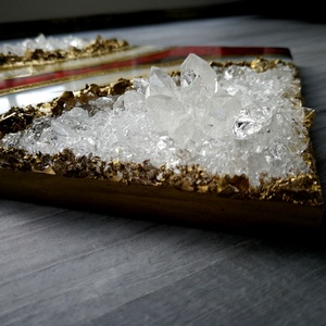 Epoxy Gyanta Geode Ásvány kép - otthon & életmód - dekoráció - kép & falikép - Meska.hu