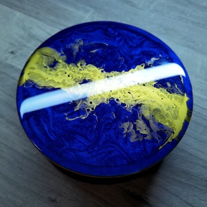 Epoxy gyantás tükrös ékszer doboz - ékszer - ékszertartó - ékszerdoboz - Meska.hu