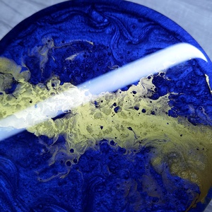 Epoxy gyantás tükrös ékszer doboz - ékszer - ékszertartó - ékszerdoboz - Meska.hu