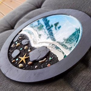 Epoxy gyanta tengeres falikép  - Meska.hu
