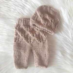 Újszülött nadrág sapkával, Ruha & Divat, Babaruha & Gyerekruha, Babafotózási ruha és kellék, Kötés, MESKA