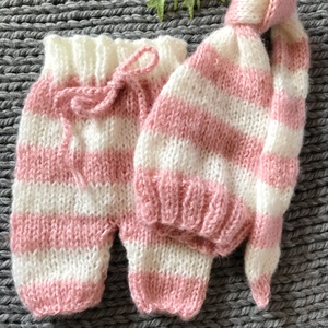 Újszülött nadrág sapkával, Ruha & Divat, Babaruha & Gyerekruha, Babafotózási ruha és kellék, Kötés, MESKA