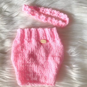 Újszülött pelenkabugyi+hajpánt - Meska.hu