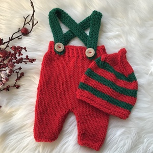 Újszülött karácsonyi szett, Ruha & Divat, Babaruha & Gyerekruha, Nadrág, Kötés, MESKA