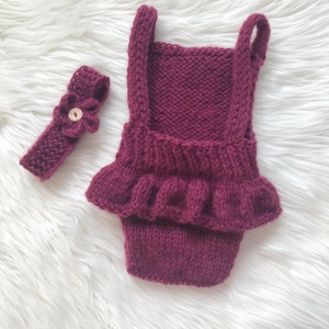 Újszülött body, Ruha & Divat, Gyerekruha, Babafotózás, Kötés, MESKA