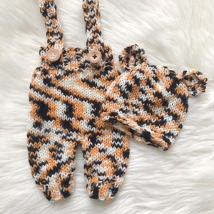 Újszülött nadrág sapkával, Ruha & Divat, Babaruha & Gyerekruha, Babafotózási ruha és kellék, Kötés, MESKA