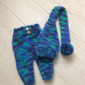 Újszülött nadrág sapkával, Ruha & Divat, Babaruha & Gyerekruha, Babafotózási ruha és kellék, Kötés, MESKA