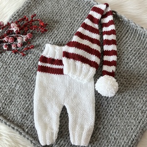 Újszülött nadrág sapkával, Ruha & Divat, Babaruha & Gyerekruha, Babafotózási ruha és kellék, Kötés, MESKA