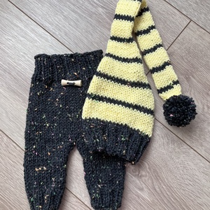 Újszülött nadrág sapkával, Ruha & Divat, Babaruha & Gyerekruha, Babafotózási ruha és kellék, Kötés, MESKA