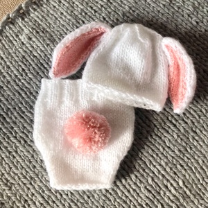 Újszülött nadrág sapkával, Ruha & Divat, Babaruha & Gyerekruha, Nadrág, Kötés, MESKA