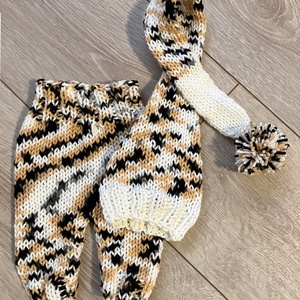 Újszülött nadrág sapkával, Ruha & Divat, Babaruha & Gyerekruha, Nadrág, Kötés, MESKA