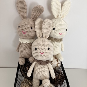 Ülő nyuszi, Játék & Sport, Plüssállat & Játékfigura, Nyuszi, Horgolás, MESKA