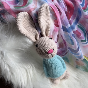 Zokni nyuszi, Játék & Sport, Plüssállat & Játékfigura, Nyuszi, Horgolás, MESKA