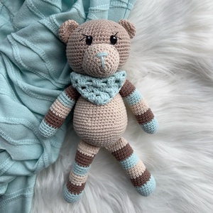 Sálas maci, Játék & Sport, Plüssállat & Játékfigura, Maci, Horgolás, MESKA