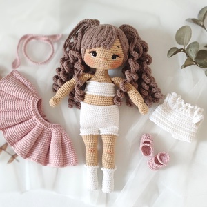 Horgolt Mila baba - játék & sport - baba & babaház - baba - Meska.hu