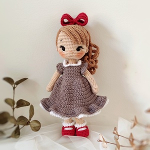 Horgolt baba masnis hajpánttal - Meska.hu