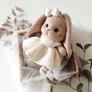 Horgolt nyuszi - Meska.hu