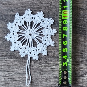 Gyönyörű horgolt karácsonyi dísz , Karácsony, Adventi díszek, Adventi ablakdekoráció, Horgolás, MESKA