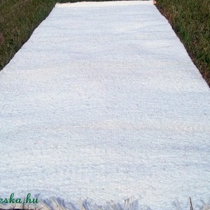 Fehér rongyszőnyeg -  - Meska.hu