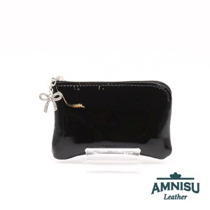 Fekete lakk egy cipzáras kulcstartó A8002 - táska & tok - kulcstartó & táskadísz - kulcstartó - Meska.hu